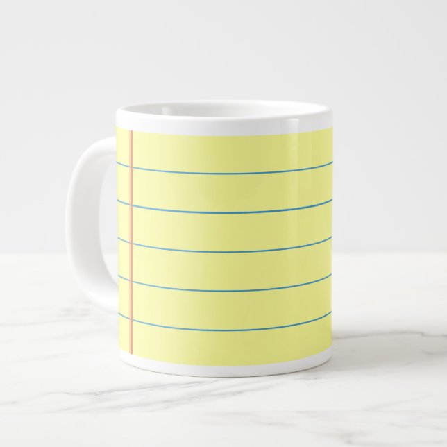 Rechtliches Muster Jumbo-Tasse (Vorderseite Links)