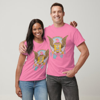 Rechts 2 trockenes Siegel im Alter T-Shirt