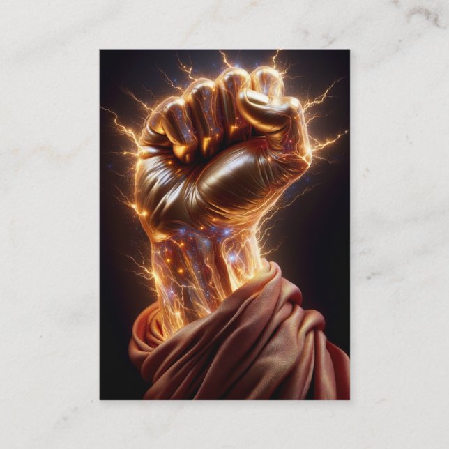 Rechts Hand Power - Feld 14:60-62 KJV-Karte Visitenkarte (Vorderseite)