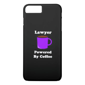 "Rechtsanwalt" angetrieben durch Kaffee iPhone 8 Plus/7 Plus Hülle