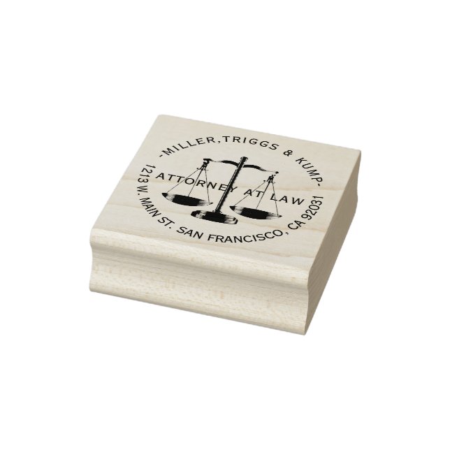 Rechtsanwalt - Anschrift Gummistempel (Stempel)