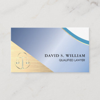 Rechtsanwalt, Anwalt mit Logo Visitenkarte