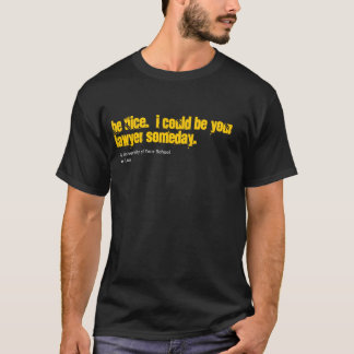 Rechtsanwalt fertigen Ihr SchulShirt besonders an T-Shirt