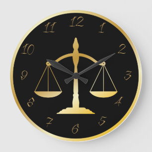 Rechtsanwalt Große Wanduhr