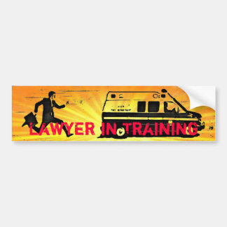 Rechtsanwalt im Training Autoaufkleber