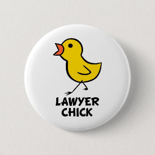 Rechtsanwalt-Küken Button