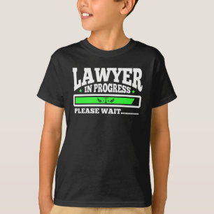 Rechtsanwalt-laufender lustiger juristische T-Shirt