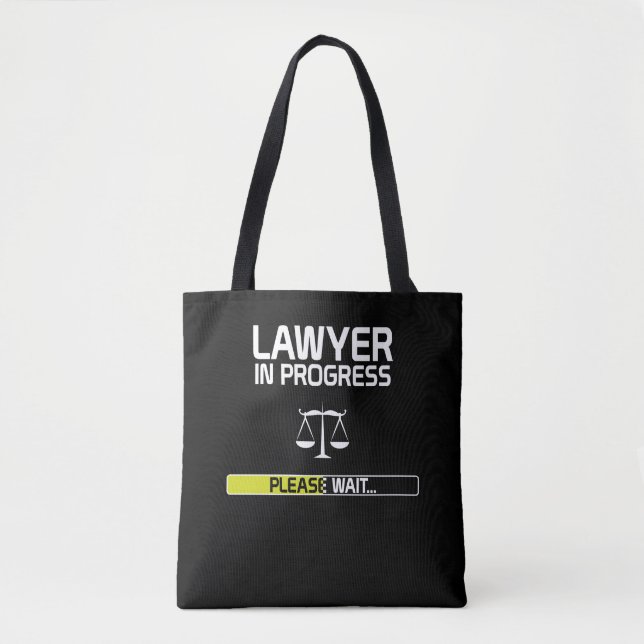Rechtsanwalt-laufender lustiger juristische tasche (Vorderseite)