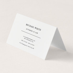 Rechtsanwalt Minimalistisch Beruflich Visitenkarten