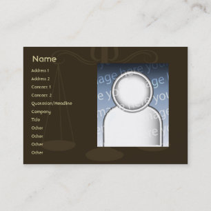 Rechtsanwalt - mollig visitenkarte