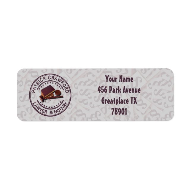 Rechtsanwalt oder Notar mit richterlichem Hammer u (Vorne)