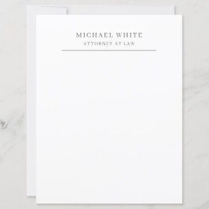 Rechtsanwalt Plain Minimalistischer Klassiker