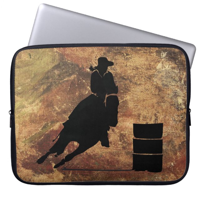 Rechtsanwalt Racing Girl Silhouette Wir haben Grun Laptopschutzhülle (Vorderseite)