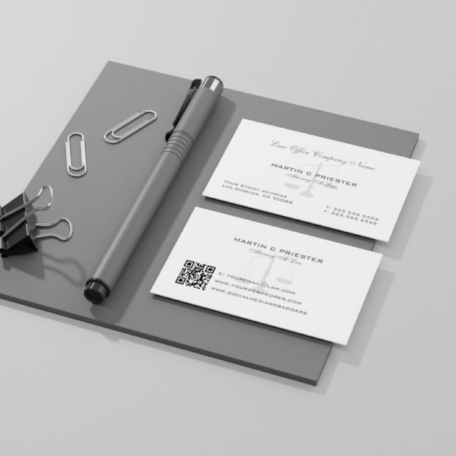 Rechtsanwalt, Richter, Wasserzeichen Visitenkarte (Von Creator hochgeladen)