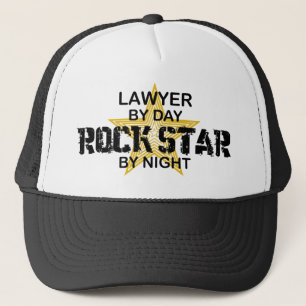 Rechtsanwalt-Rockstar bis zum Nacht Truckerkappe