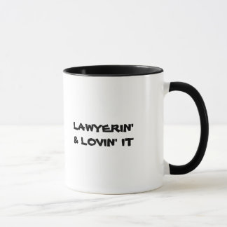Rechtsanwalt-Tasse: Lawyerin u. Lovin es Tasse