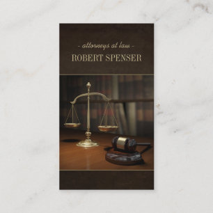 Rechtsanwälte an der visitenkarte