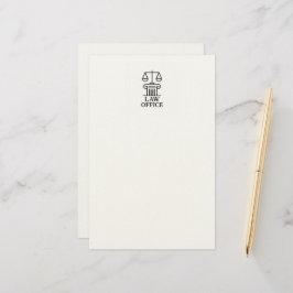 Rechtsanwälte und Rechtsanwälte Briefpapier