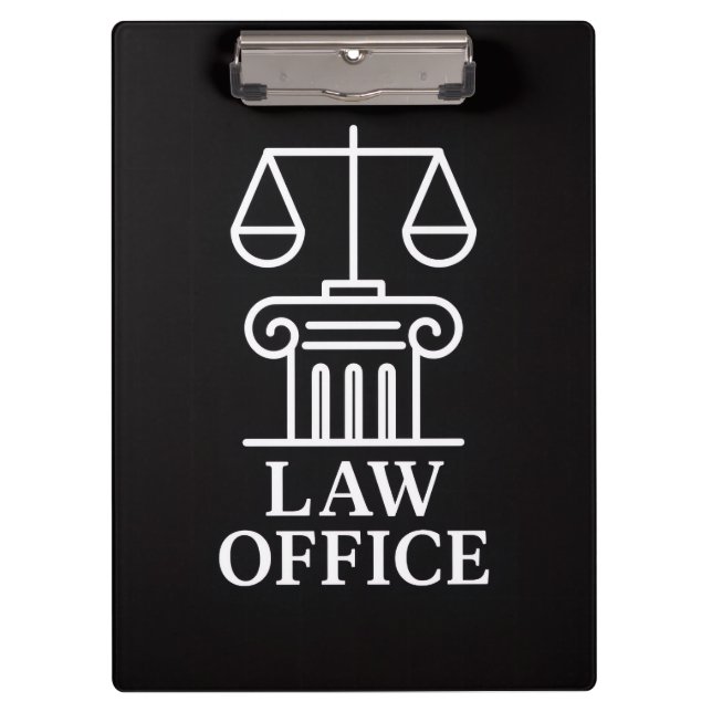 Rechtsanwälte und Rechtsanwälte Klemmbrett (Vorderseite)