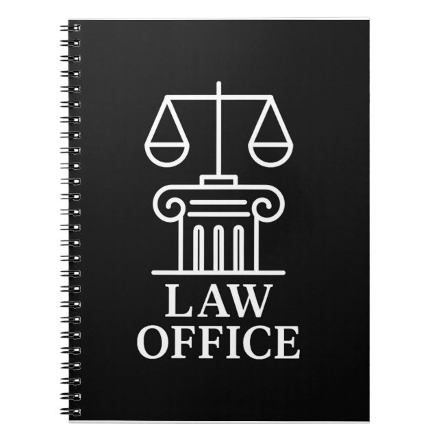 Rechtsanwälte und Rechtsanwälte Notizblock (Vorderseite)