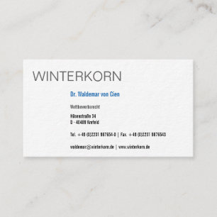 Rechtsanwälte Visitententenkarte Visitenkarte