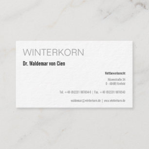 Rechtsanwälte Visitententenkarte Visitenkarte