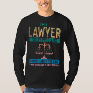 Rechtsanwälte zum Streiten geboren Recht 3 T-Shirt