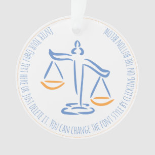 Rechtsanwältin   Anwalt   Richter   Anwaltskanzlei Ornament