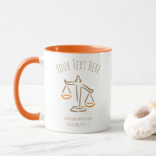 Rechtsanwältin   Anwalt   Richter   Anwaltskanzlei Tasse