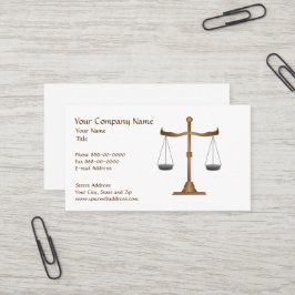 Rechtsanwältin Business Card Visitenkarte
