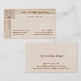 Rechtsanwältin Business Card Visitenkarte