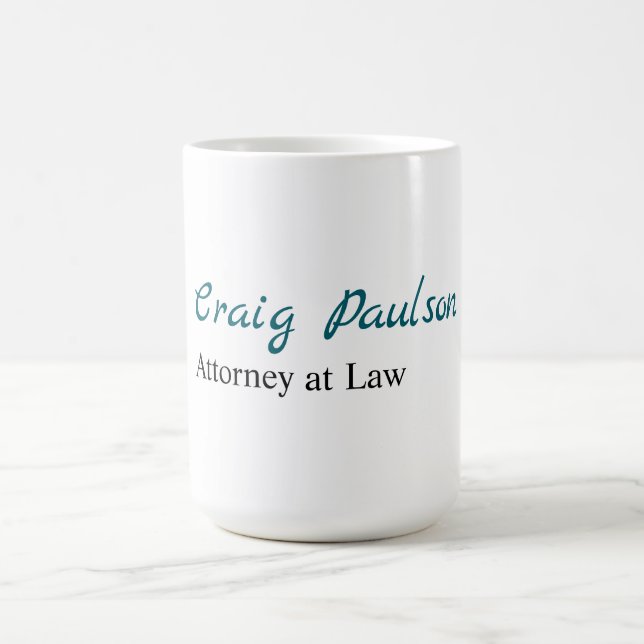Rechtsanwältin Einzigartiger Sonderbeauftragter Mi Kaffeetasse (Mittel)