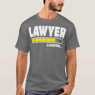 Rechtsanwältin im laufenden Rechtsanwalt, die sich T-Shirt