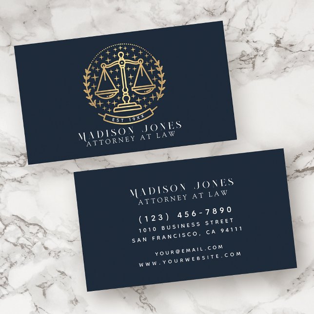 Rechtsanwältin "Law Blue" und Rechtsanwaltsbüro "G Visitenkarte (Von Creator hochgeladen)