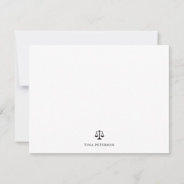 Rechtsanwältin Mitteilungskarte (Vorderseite)