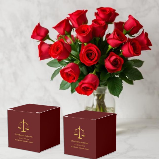 Rechtsanwalts-Abschlussfeier Geschenkschachtel (Von Creator hochgeladen)