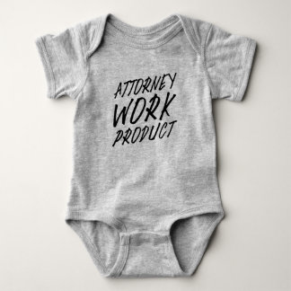 Rechtsanwalts-Arbeits-Produkt (Gekritzel) Baby Strampler
