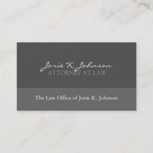 Rechtsanwalts-Visitenkarte - Gewohnheit Visitenkarte