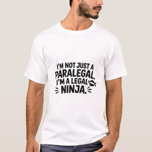 Rechtsanwaltsgehilfe Ninja-Shirt Lustiges Gesche T-Shirt