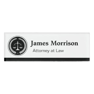 Rechtsanwaltskammer - Skala für das Logo "Justiz" Namenschild