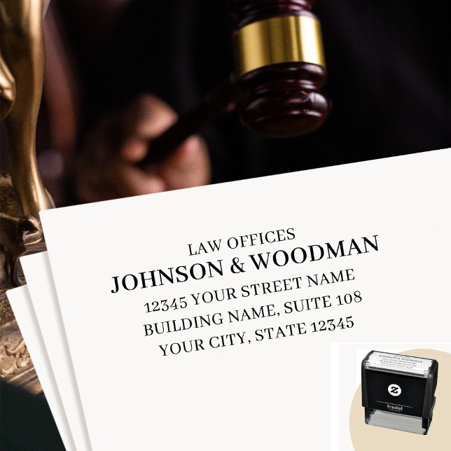 Rechtsanwaltskanzlei Berufliche Rücksendeadresse Permastempel (Von Creator hochgeladen)