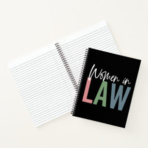 Rechtsanwaltsstudentin Notizbuch
