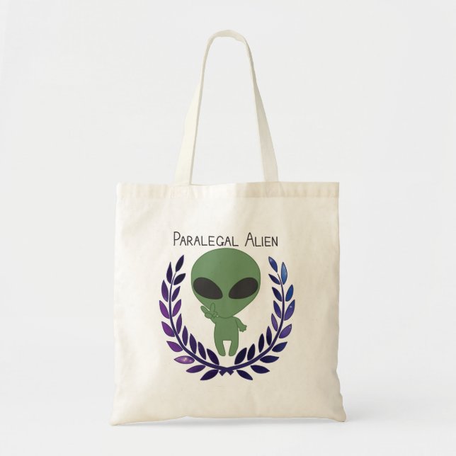 Rechtsassistent-alien-Taschen-Tasche Tragetasche (Vorne)