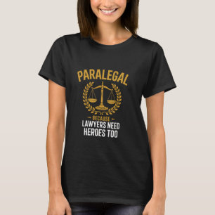 Rechtsassistentin Rechtsanwaltsfachangestellte Wei T-Shirt