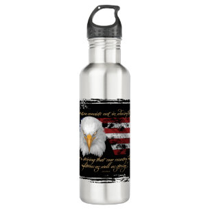 Rechtschaffener Patriotismus Edelstahlflasche