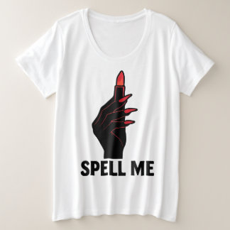Rechtschreibung Große Größe T-Shirt