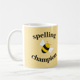 Rechtschreibwettbewerb für Bienen Kaffeetasse