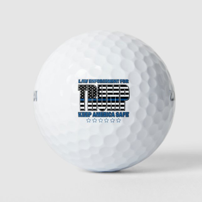 RECHTSETZUNG für TRUMP-Behalten Amerika-sicher Golfball (Vorderseite)