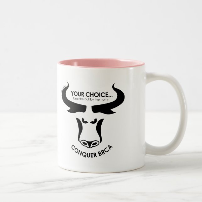 Rechtshändige BRCA Previvor Kaffeetasse (Rechts)