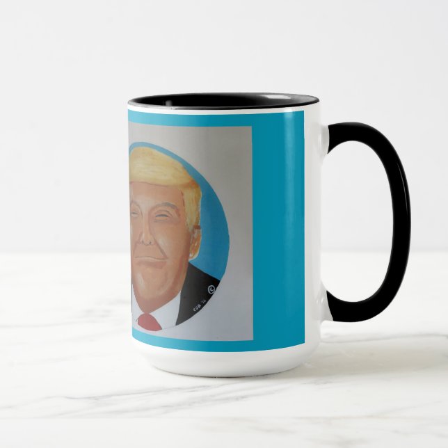 Rechtshändige Eröffnungskaffeetasse Donald Trump Tasse (Rechts)